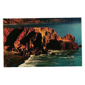 Vintage Postcard California Coast Columbia Wholesale Supply H-2179 Sunset Ocean
